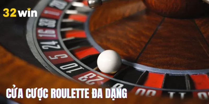 Roulette hệ thống đa dạng cửa cược cho bạn lựa chọn